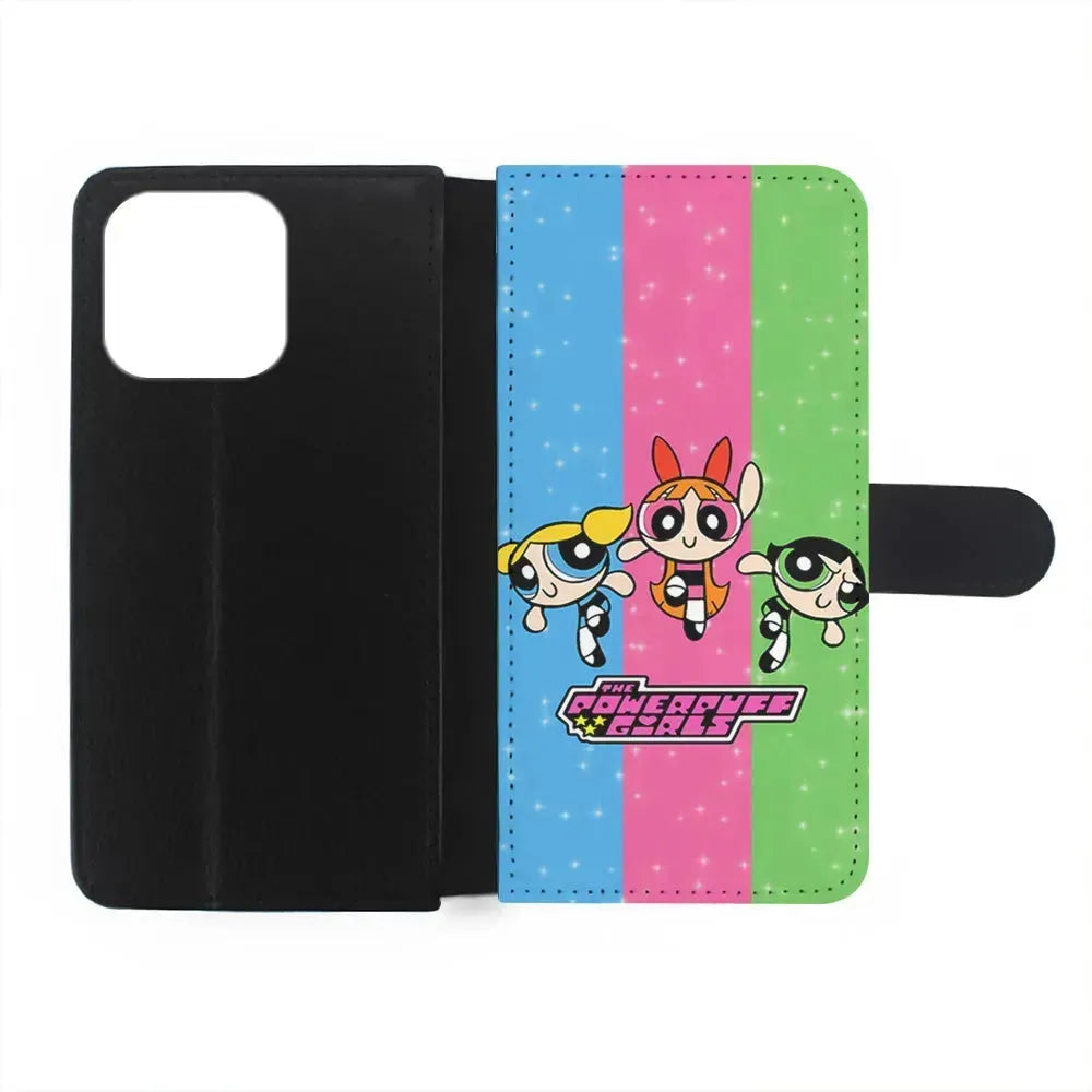 The Powerpuff Girls Character iPhone 15 Pro Max Case-Flip Wallet Case-Xtracase