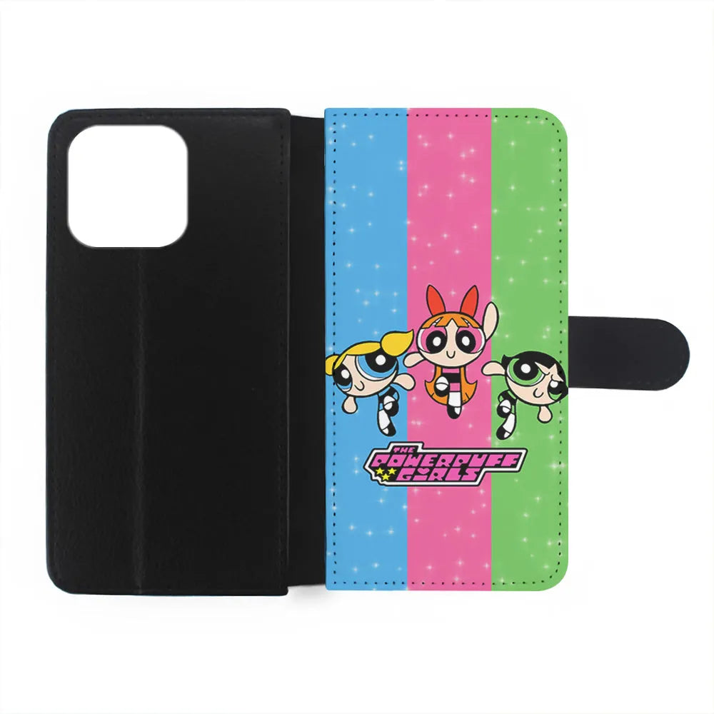 The Powerpuff Girls Character iPhone 13 Pro Case-Flip Wallet Case-Xtracase