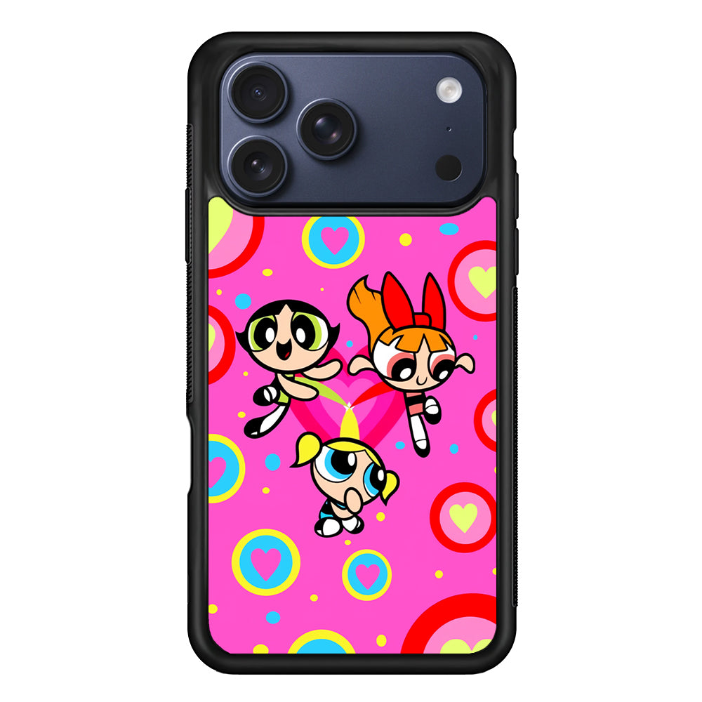 The Powerpuff Girls Love Pattern iPhone 17 Pro Max Case - Xtracase