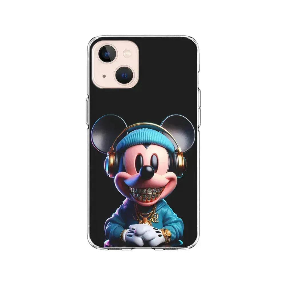 The Rich Mickey Mouse iPhone 13 Mini Case-Clear Soft Case-Xtracase