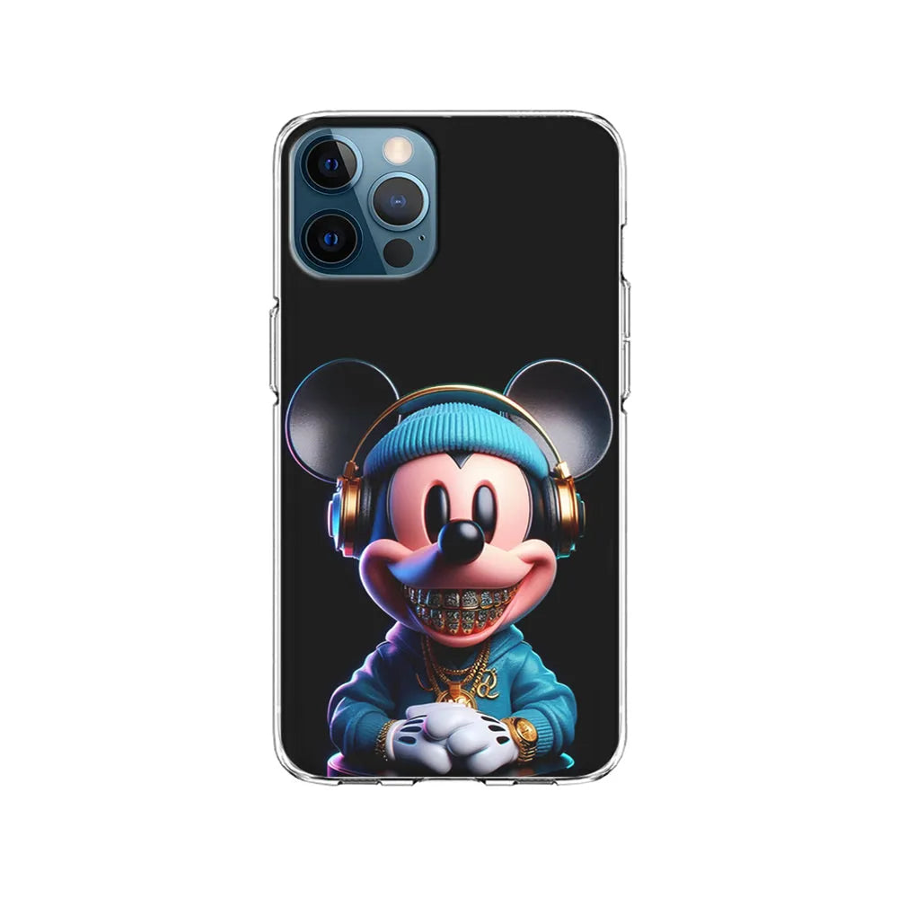 The Rich Mickey Mouse iPhone 13 Pro Case-Clear Soft Case-Xtracase