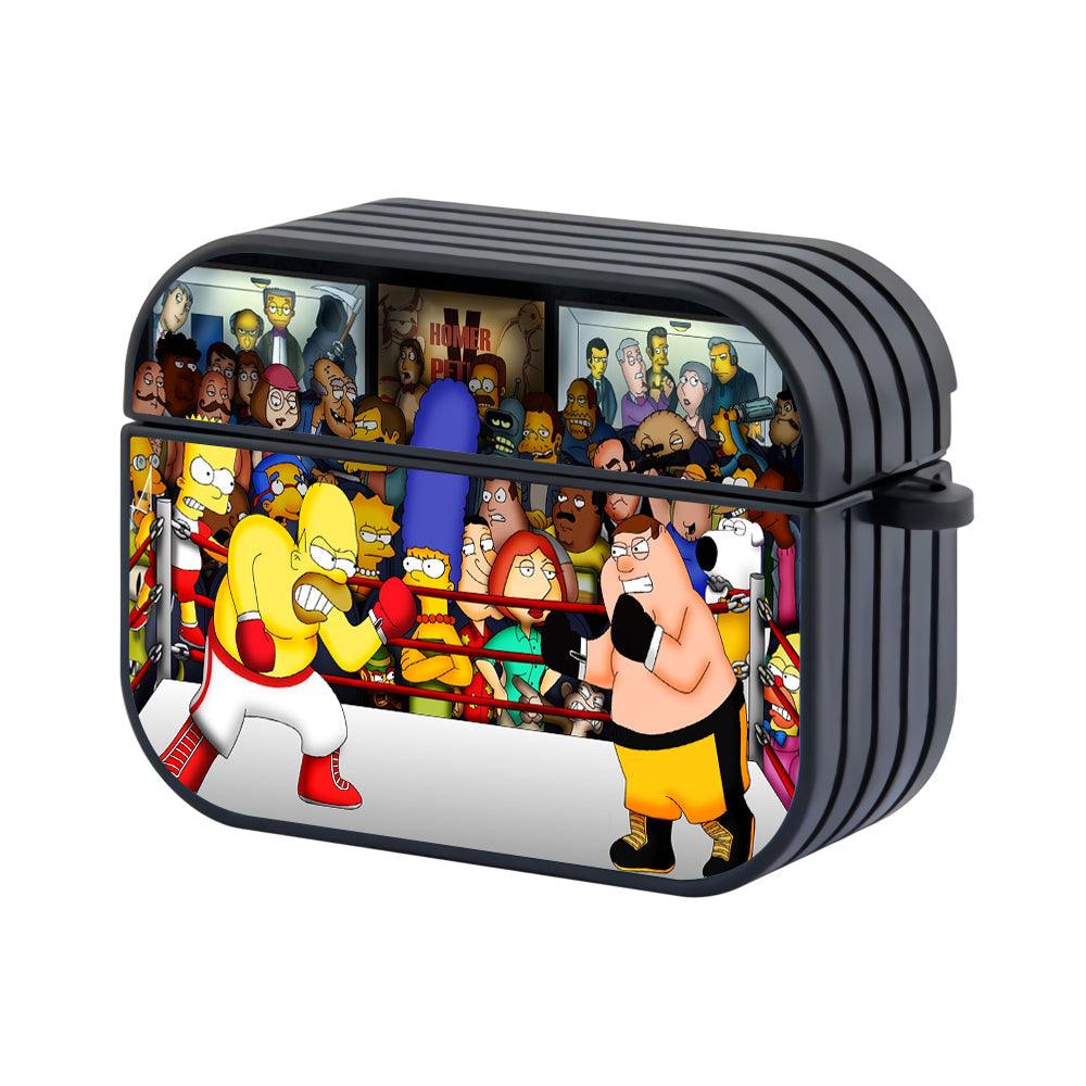 The Simpsons VS Family Guy Hard Plastic Case Cover For Apple Airpods Pro 3-Xtracase