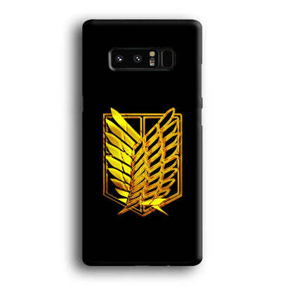The Survey Corps Gold Samsung Galaxy Note 8 Case