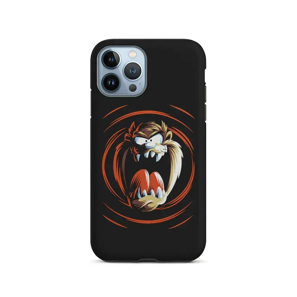 The Tasmanian Devil Face iPhone 15 Pro Max Case-2 in 1 Tough Case-Xtracase