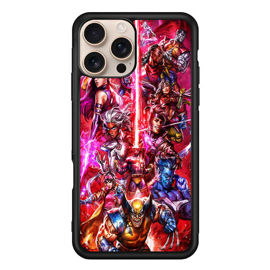 The X-Men vs Magneto Art iPhone 16 Pro Max Case - iPhone 16 Pro Max