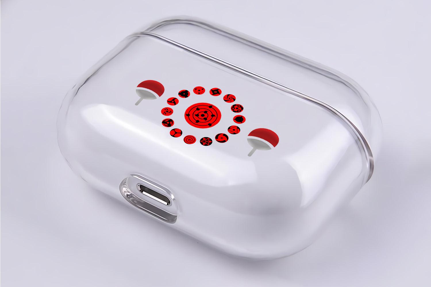 The Uchiha's Sharingan Form Apple Airpod Pro 2 Clear Case-Xtracase