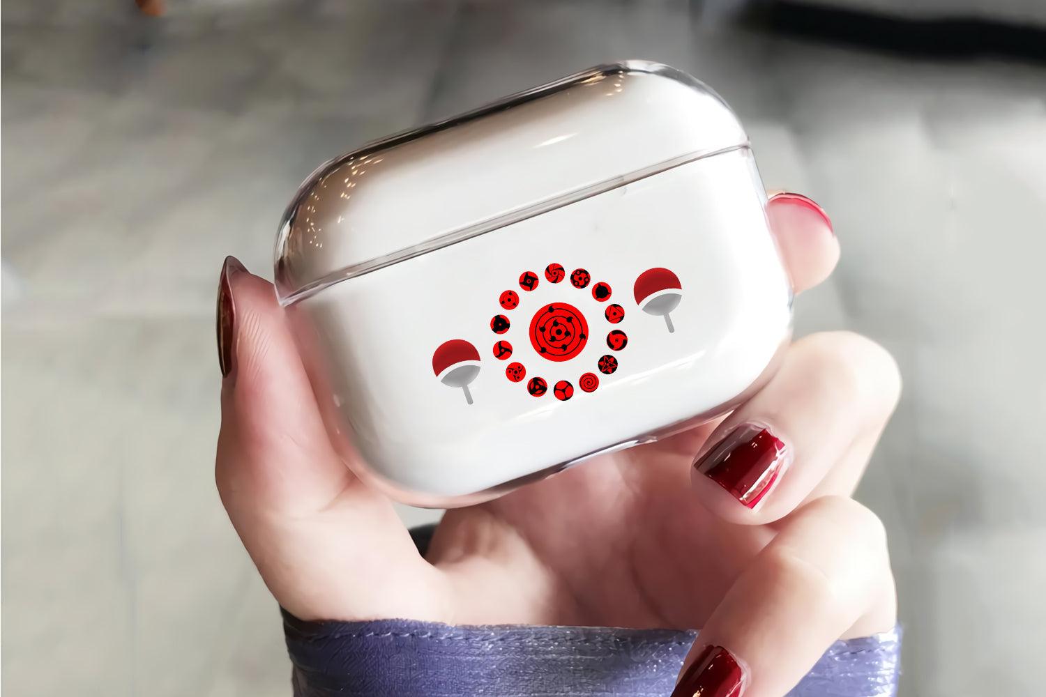 The Uchiha's Sharingan Form Apple Airpod Pro 2 Clear Case-Xtracase