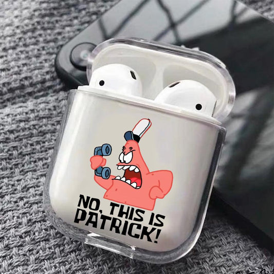 This is Patrick Protective Clear Case Cover For Apple Airpods-Xtracase