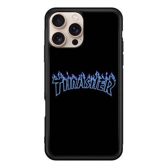 Thrasher Blue Flame iPhone 16 Pro Max Case - Xtracase