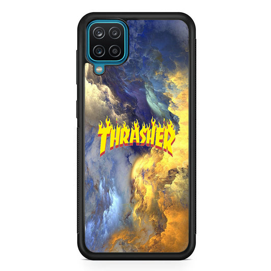 Thrasher Golden Smoke Samsung Galaxy A12 Case-Xtracase