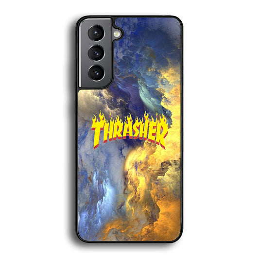 Thrasher Golden Smoke Samsung Galaxy S21 Case-Xtracase