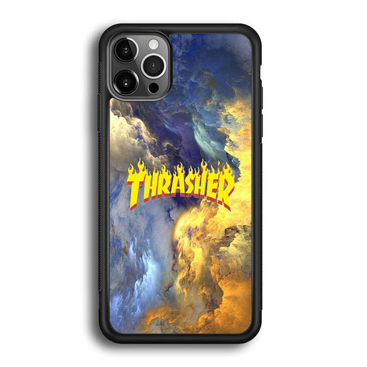 Thrasher Golden Smoke iPhone 12 Pro Max Case-Xtracase