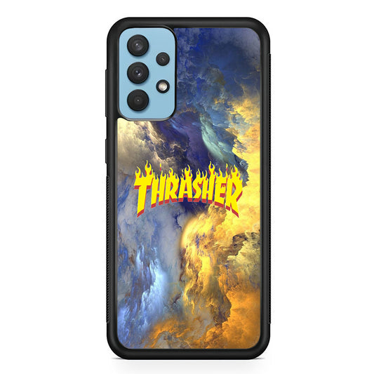Thrasher Golden Smoke Samsung Galaxy A32 Case-Xtracase