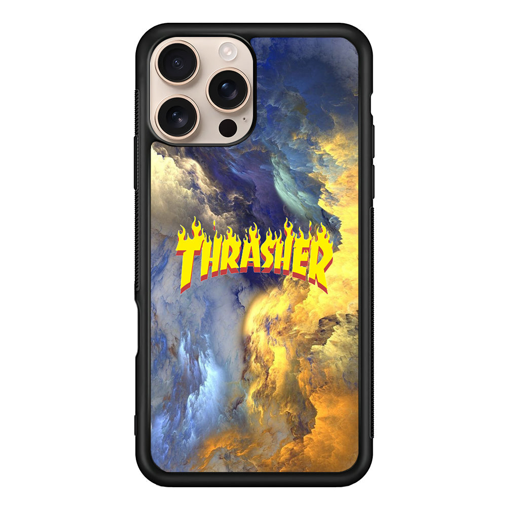 Thrasher Golden Smoke iPhone 16 Pro Max Case - Xtracase