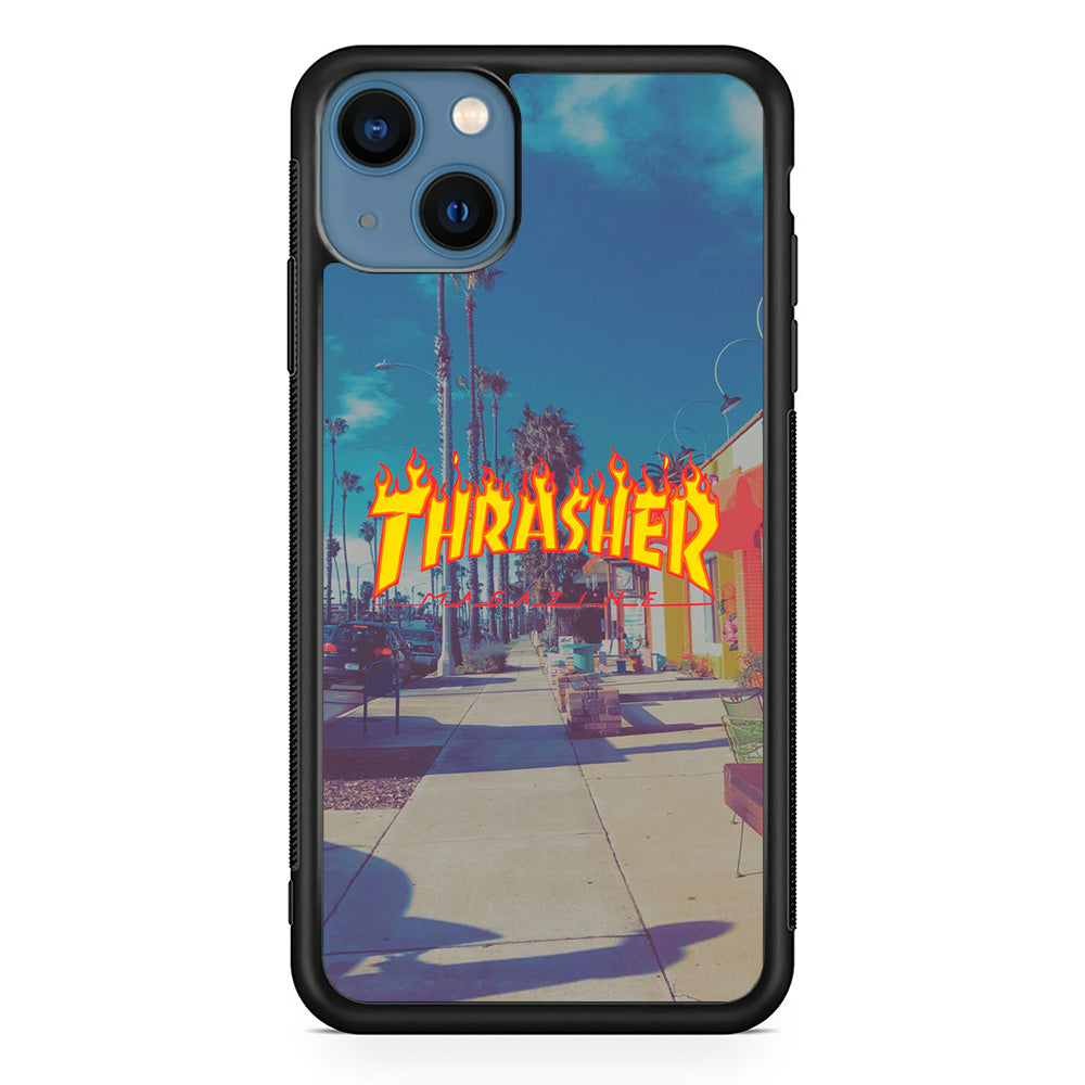 Thrasher Passed Road iPhone 15 Plus Case-Xtracase