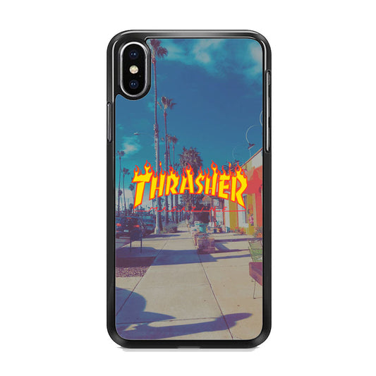 Thrasher Passed Road iPhone Xs Case-Xtracase
