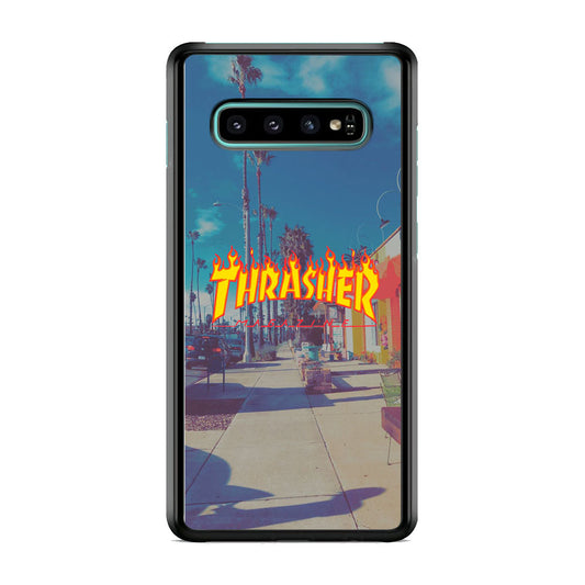 Thrasher Passed Road Samsung Galaxy S10 Plus Case-Xtracase