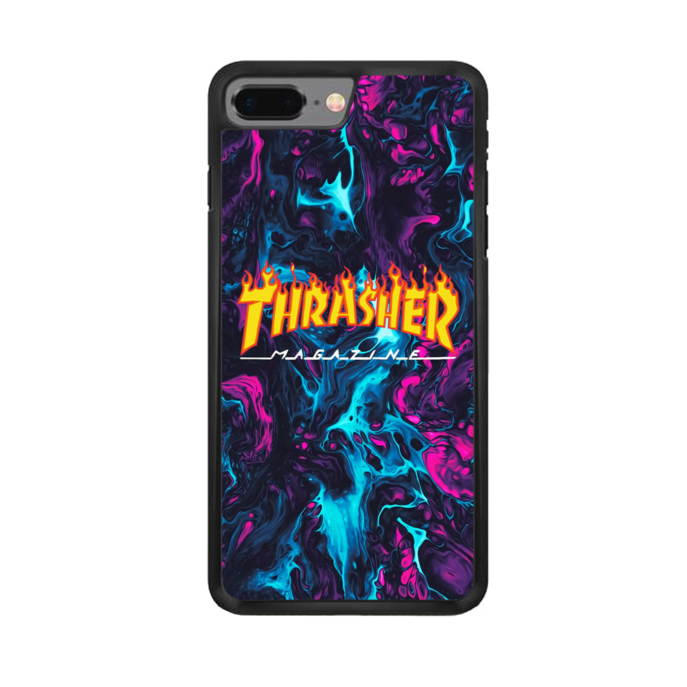 Thrasher Purple Liquid iPhone 7 Plus Case-Xtracase
