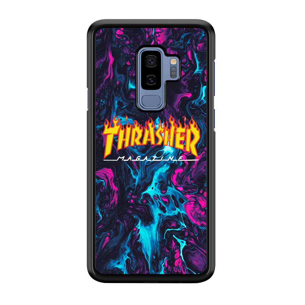 Thrasher Purple Liquid Samsung Galaxy S9 Plus Case-Xtracase