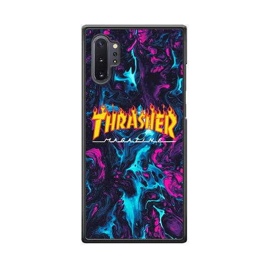 Thrasher Purple Liquid Samsung Galaxy Note 10 Plus Case-Xtracase