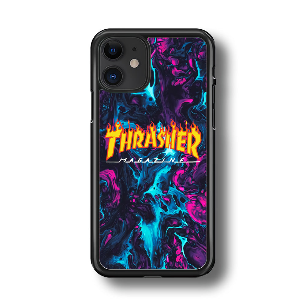 Thrasher Purple Liquid iPhone 11 Case-Xtracase