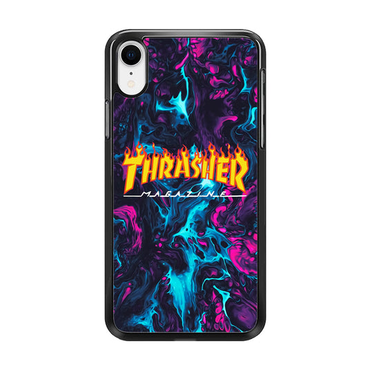 Thrasher Purple Liquid iPhone XR Case-Xtracase