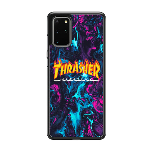 Thrasher Purple Liquid Samsung Galaxy S20 Plus Case-Xtracase