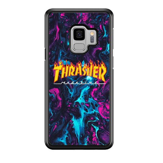 Thrasher Purple Liquid Samsung Galaxy S9 Case-Xtracase