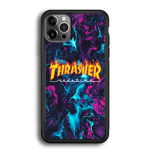 Thrasher Purple Liquid iPhone 12 Pro Case-Xtracase