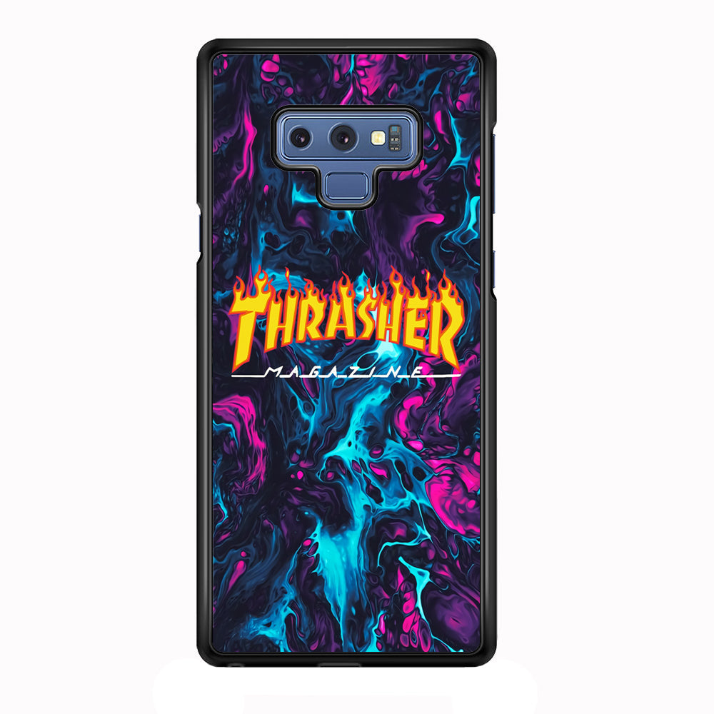 Thrasher Purple Liquid Samsung Galaxy Note 9 Case-Xtracase
