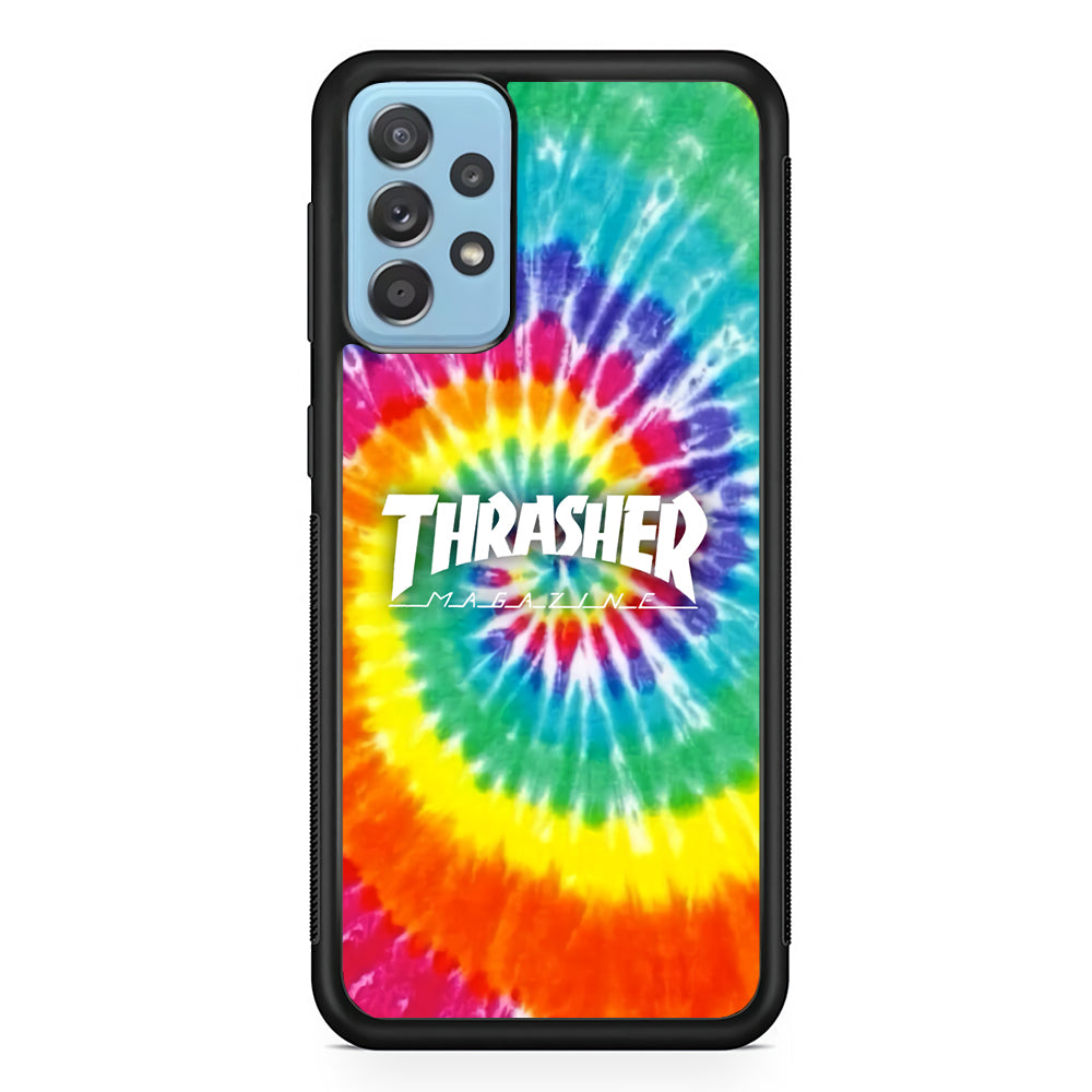 Thrasher Spiral Rainbow Samsung Galaxy A52 Case-Xtracase