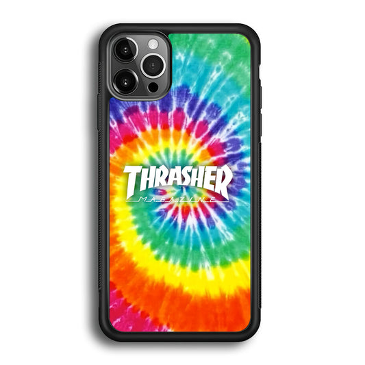 Thrasher Spiral Rainbow iPhone 12 Pro Max Case-Xtracase