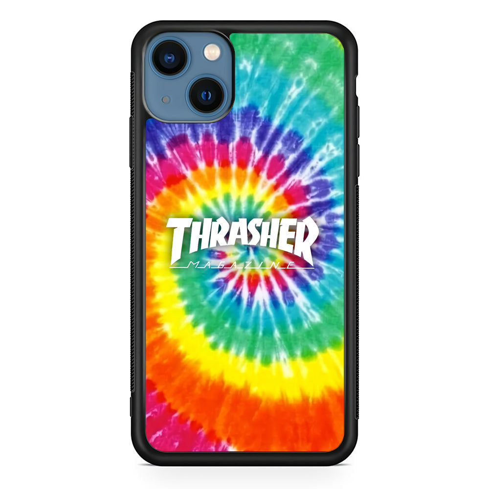 Thrasher Spiral Rainbow iPhone 13 Case-Xtracase