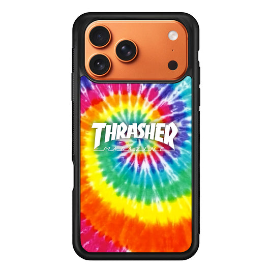 Thrasher Spiral Rainbow iPhone 17 Pro Max Case