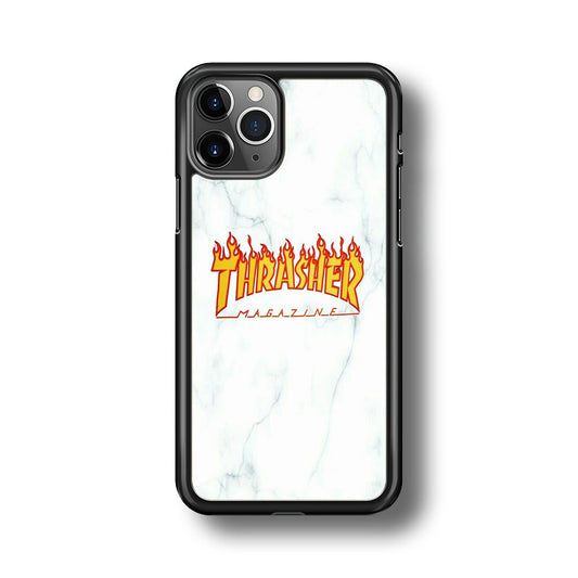 Thrasher White Marble iPhone 11 Pro Max Case-Xtracase