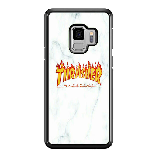 Thrasher White Marble Samsung Galaxy S9 Case-Xtracase