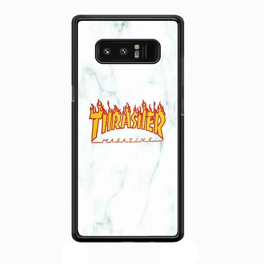 Thrasher White Marble Samsung Galaxy Note 8 Case-Xtracase