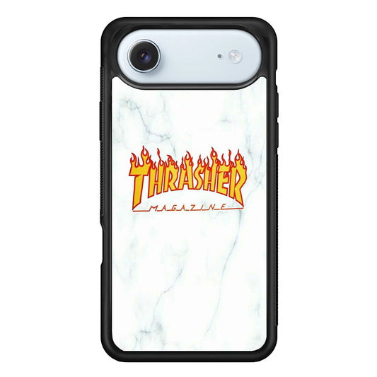 Thrasher White Marble iPhone 17 Air Case - Xtracase