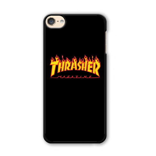 Thrasher Magazine Black Simple Fire iPod Touch 6 Case-Xtracase