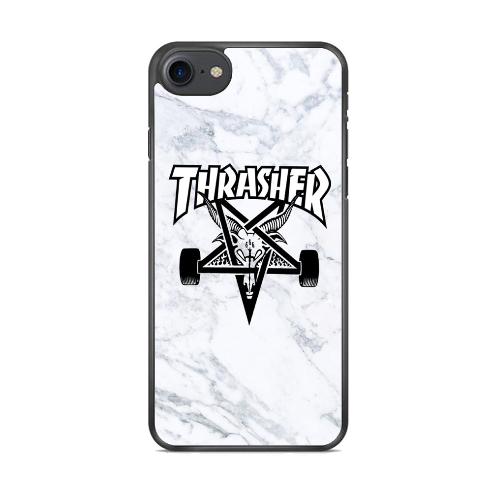 Thrasher x Pentagram White Marble iPhone 7 Case-Xtracase
