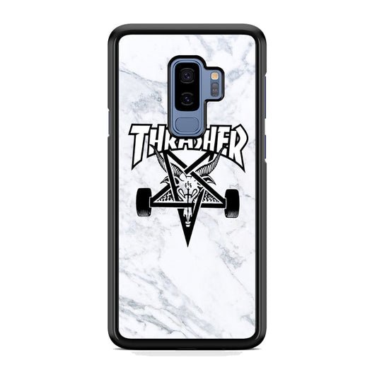 Thrasher x Pentagram White Marble Samsung Galaxy S9 Plus Case-Xtracase