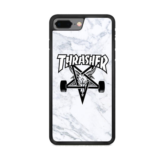 Thrasher x Pentagram White Marble iPhone 7 Plus Case-Xtracase