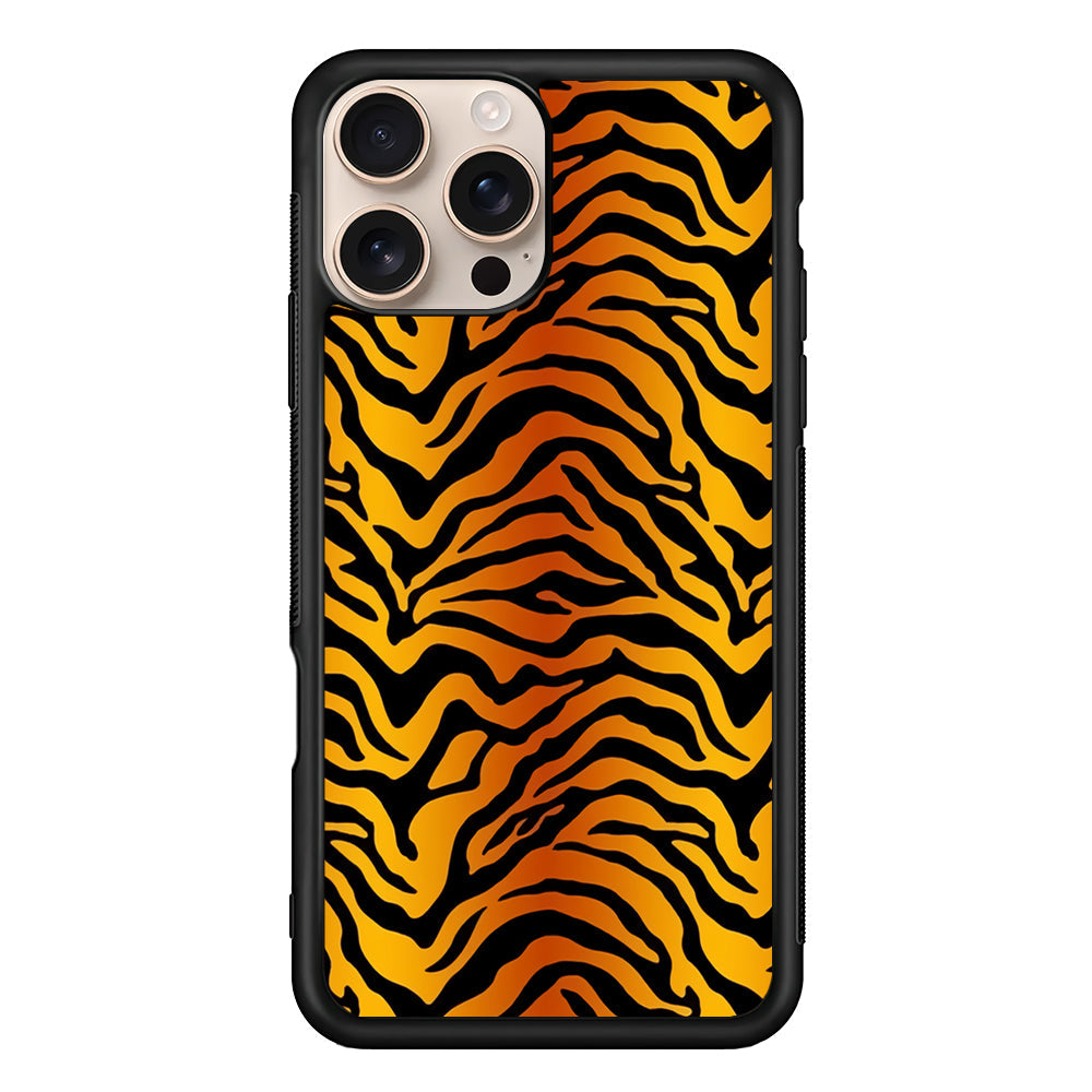 Tiger Stripe Skin Pattern iPhone 16 Pro Max Case - iPhone 16 Pro Max