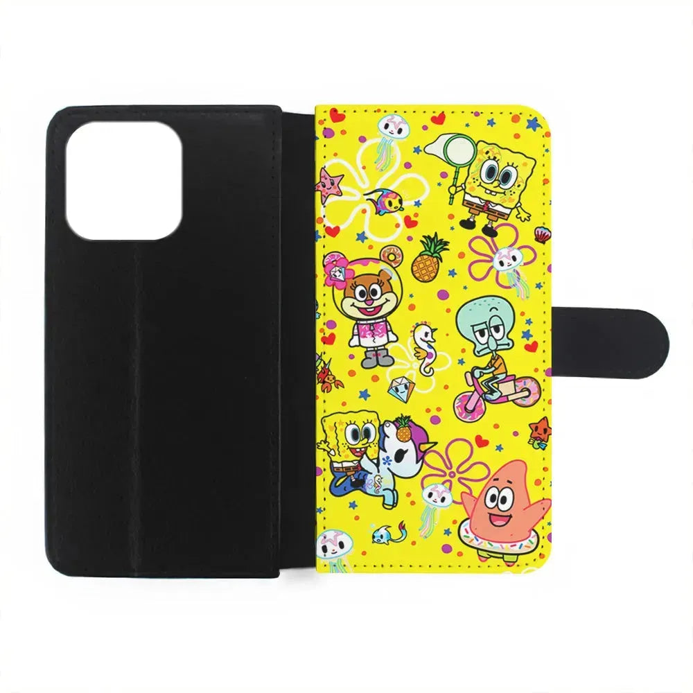 Tokidoki x SpongeBob Squarepants iPhone 15 Pro Max Case-Flip Wallet Case-Xtracase