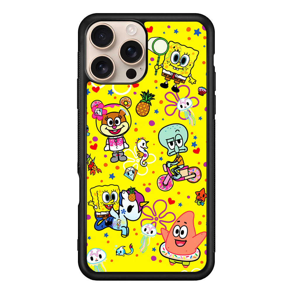 Tokidoki x SpongeBob Squarepants iPhone 16 Pro Max Case - iPhone 16 Pro Max