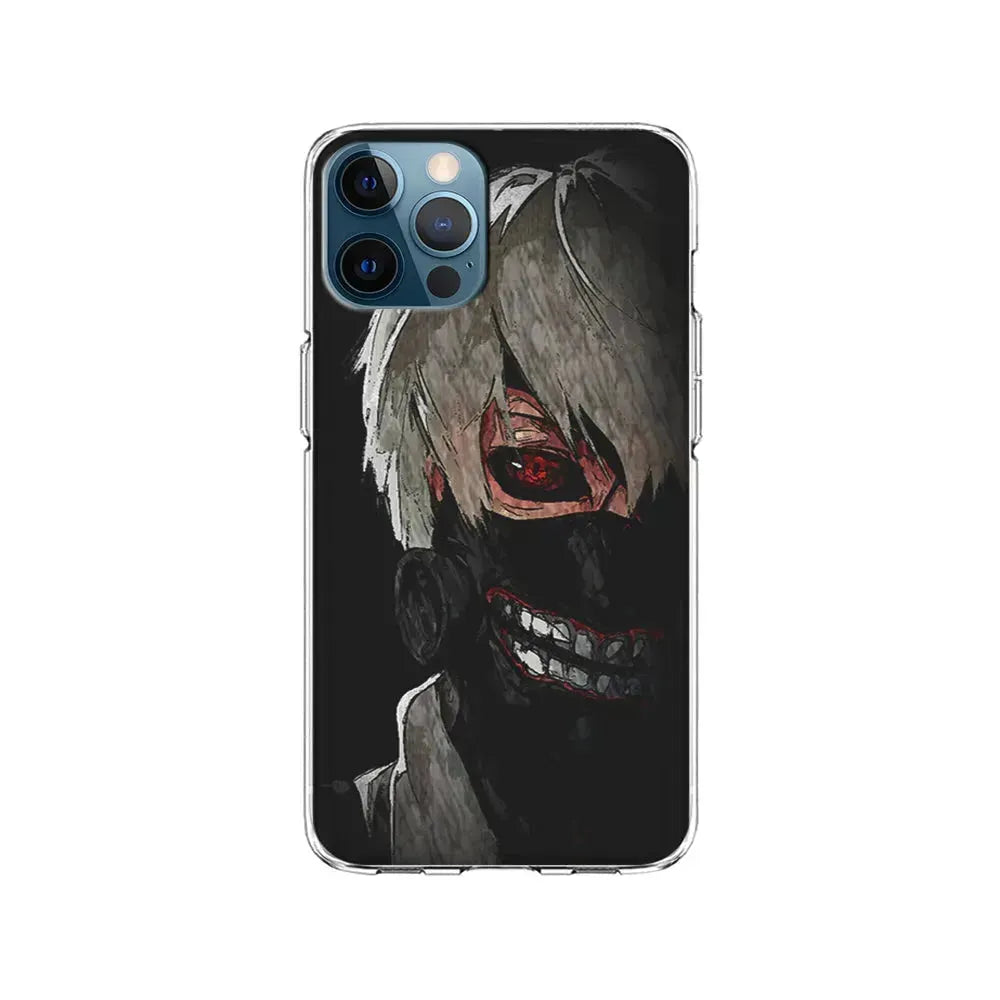 Tokyo Ghoul Ken Kaneki Anime iPhone 15 Pro Max Case-Clear Soft Case-Xtracase