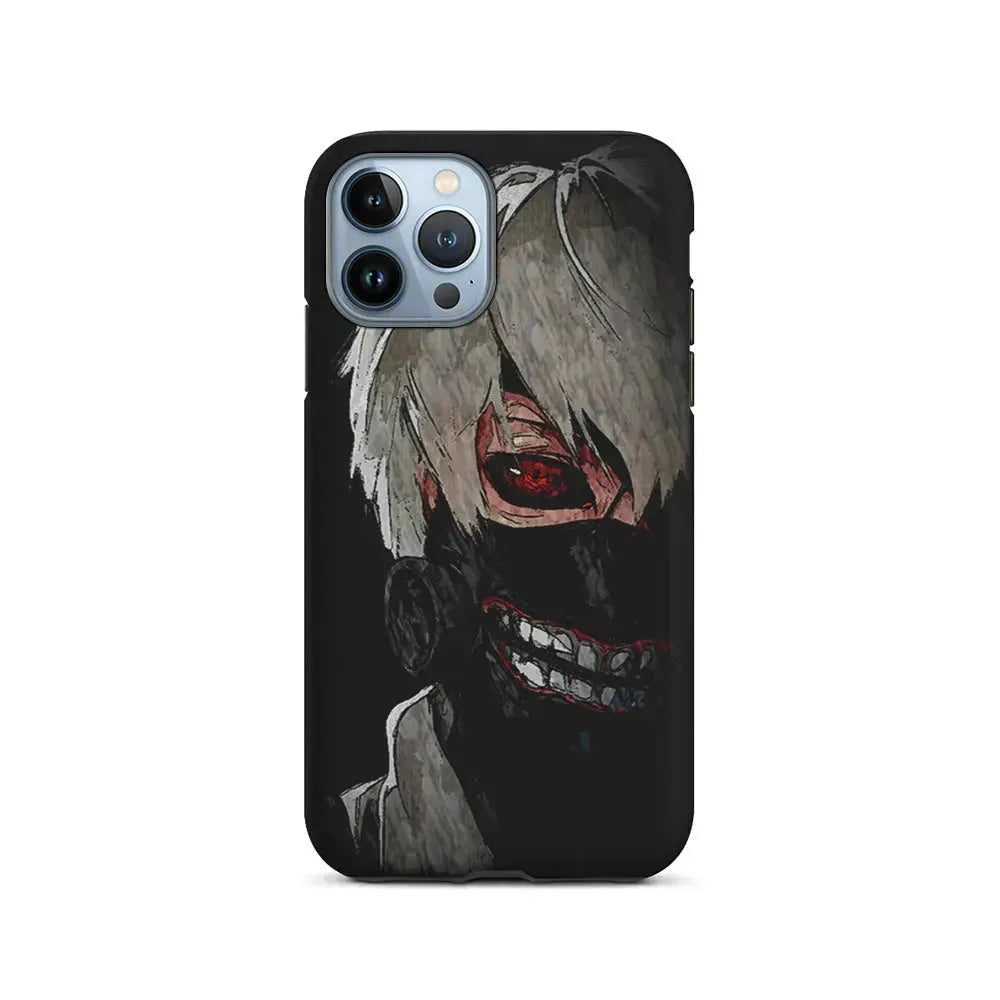 Tokyo Ghoul Ken Kaneki Anime iPhone 15 Pro Max Case-2 in 1 Tough Case-Xtracase