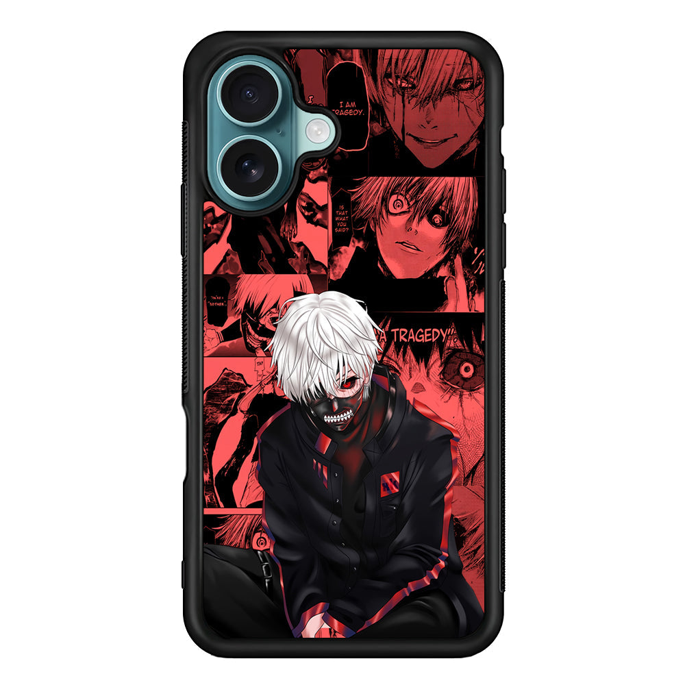 Tokyo Ghoul Ken Kaneki Comic iPhone 16 Plus Case - Xtracase