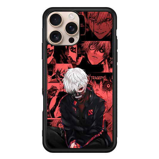 Tokyo Ghoul Ken Kaneki Comic iPhone 16 Pro Max Case - iPhone 16 Pro Max