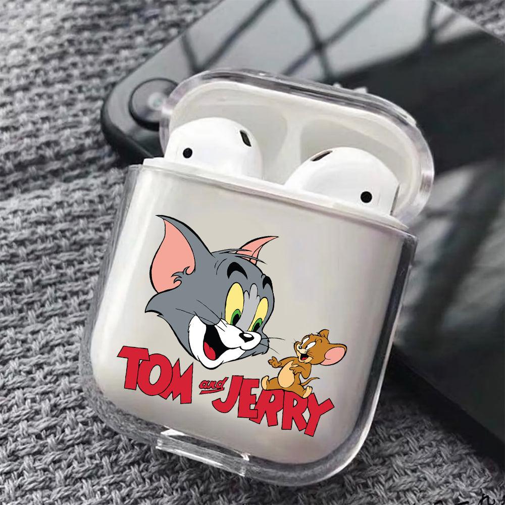 Tom Jerry Cartoon Protective Clear Case Cover For Apple Airpods-Xtracase
